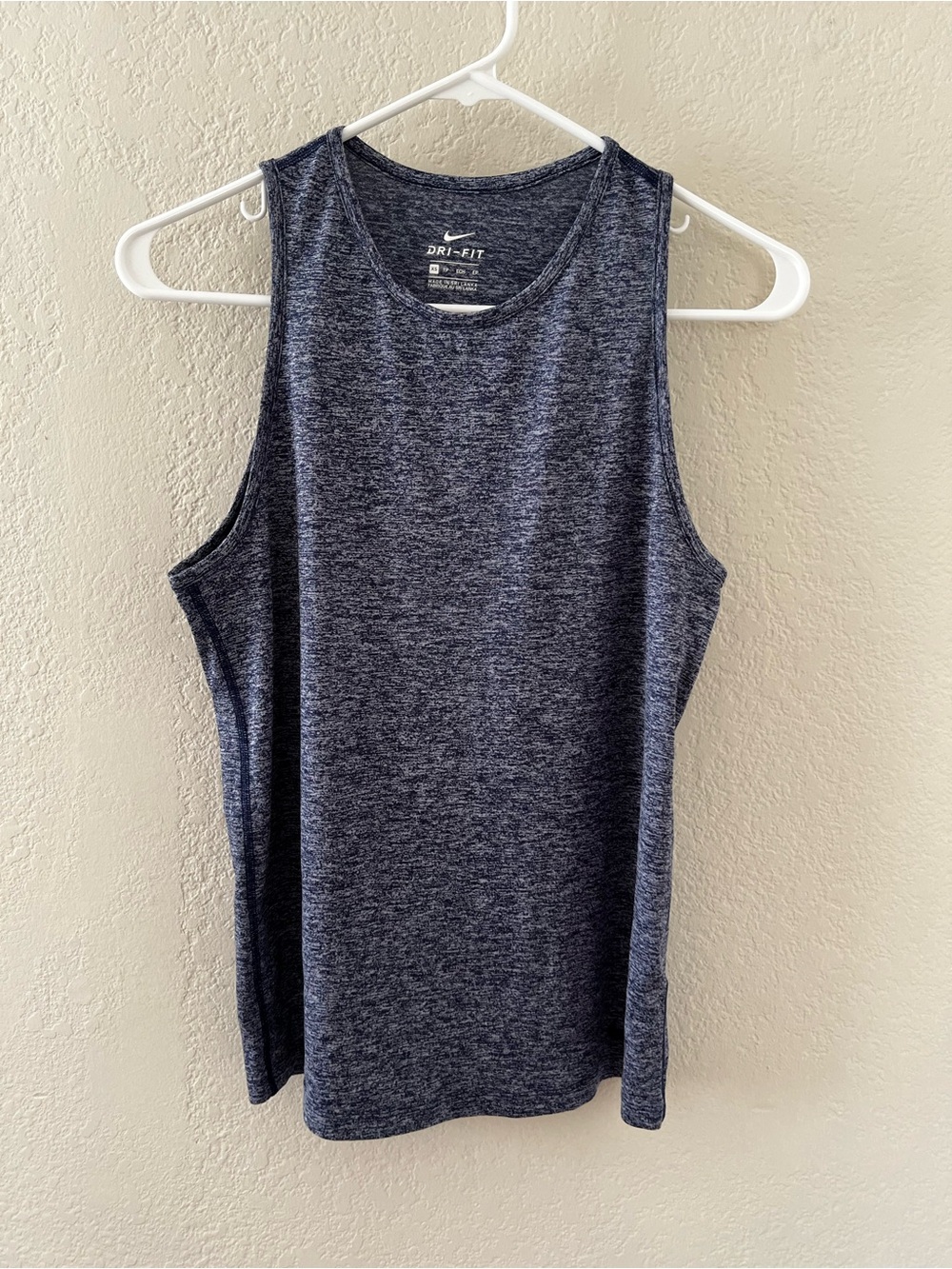 Nike Womans Navy Blue Dri-Fit Tank Top